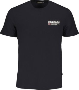 Napapijri MĘSKI T-SHIRT Z KRÓTKIM RĘKAWEM NAPAPIJRI CZARNY 2XL 1