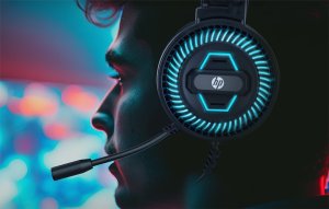 Słuchawki HP Słuchawki przewodowe HP DHE 8001U (czarne) 7