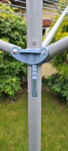 Suszarka na pranie Promis Suszarka ogrodowa trzyramienna PROMIS SU190  COMO  +  pokrowiec 3