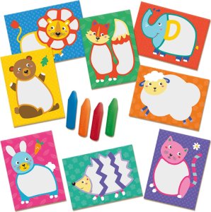 SES SES My first crayons Animal cards 2