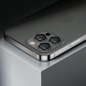 Uniq UNIQ Optix Aluminium Camera Lens Protector iPhone 14 Pro 6.1" / 14 Pro Max 6.7" sterling silver szkło na obiektyw aparatu z aplikatorem 2