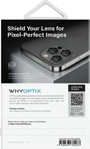 Uniq UNIQ Optix Aluminium Camera Lens Protector iPhone 14 Pro 6.1" / 14 Pro Max 6.7" sterling silver szkło na obiektyw aparatu z aplikatorem 4