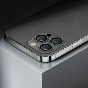 Uniq UNIQ Optix Aluminium Camera Lens Protector iPhone 14 Pro 6.1" / 14 Pro Max 6.7" sterling silver szkło na obiektyw aparatu z aplikatorem 10