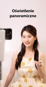 Podstawka Usams USAMS Multifunkcyjny uchwyt na telefon z lampą LED biały/white ZB26501 (US-ZB265) 11