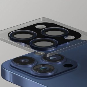 Uniq UNIQ Optix Aluminium Camera Lens Protector Sam S24+ S926 midnight black szkło na obiektyw aparatu z aplikatorem 6