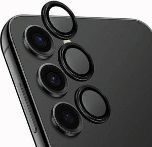 Uniq UNIQ Optix Aluminium Camera Lens Protector Sam S24+ S926 midnight black szkło na obiektyw aparatu z aplikatorem 7