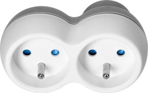 Orno Rozgałęźnik 2x2P+Z biało/szary (OR-AE-13238) 3