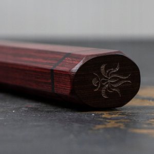 Kanetsune Seki Kanetsune Minamo-kaze Nóż Kiritsuke Gyuto 21 cm 5