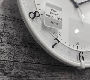 Seiko Zegar ścienny SEIKO QXA805W 31 cm cichy mechanizm 5