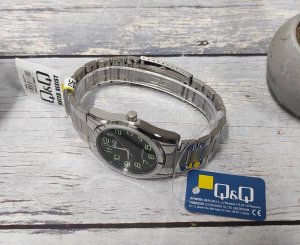 Zegarek Q&Q Zegarek QQ C58A-002P Męski Klasyczny czarna tarcza 4