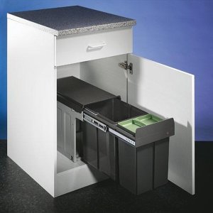 Kosz na śmieci Wesco Kosz na śmieci 24l Bio Double Master - Wesco 1