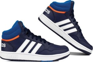 Adidas Buty dla dzieci adidas Hoops Mid granatowe GW0400 38 2/3 1