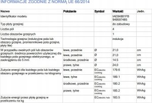 Płyta grzewcza AEG-Electrolux AEG IAE84881FB grafitowa płyta indukcyjna 80 cm SensePro H2H , Bridge 7