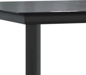 vidaXL 3-cz. zestaw mebli ogrodowych z poduszkami, czarny, rattan PE 8