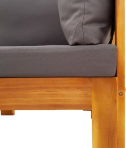 vidaXL vidaXL 5-cz. zestaw wypoczynkowy do ogrodu, z poduszkami, akacjowy 8