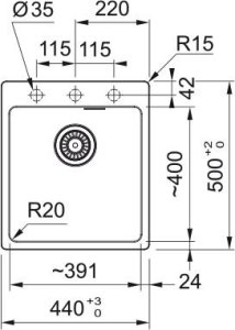 Zlewozmywak Franke FRANKE MRG 610-39 FTL Łupkowy szary 114.0716.335 1