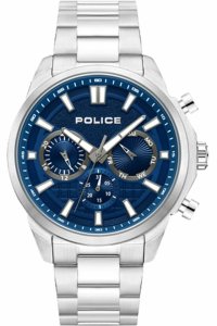 Zegarek Police Zegarek Męski Police PEWJK0021004 Srebrzysty 1