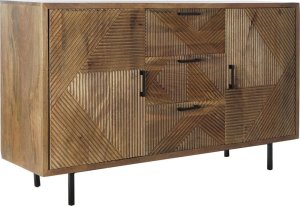 DKD Home Decor Kredens DKD Home Decor Naturalny Metal Drewno mango (145 x 40 x 86 cm) 1