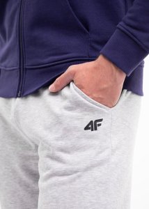 4f Spodnie męskie dresowe joggery 4F M603 szare 4FWSS24TTROM603 27M L 3