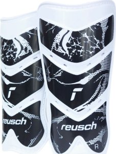 Reusch Ochraniacze piłkarskie Reusch Shinguard Attrakt Lite biało-czarne 5377045 7701 L 1