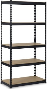 Humberg Regał metalowy magazynowy 183 x 90 x 45 cm Humberg HR-700 czarny 2