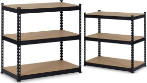 Humberg Regał metalowy magazynowy 183 x 90 x 45 cm Humberg HR-700 czarny 4