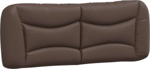 vidaXL vidaXL Łóżko z materacem, brązowe, 140x190 cm, sztuczna skóra 5