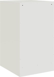 vidaXL vidaXL Szafki nocne, 2 szt., białe, 34,5x39x62 cm, stal 9