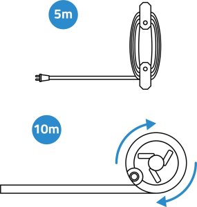 Myjka ciśnieniowa Humberg Myjka ciśnieniowa ze zwijakiem 2200W Humberg HM-301 15