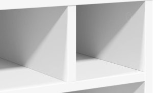 vidaXL vidaXL Stojak pod drukarkę, z kółkami, biały, 41x32x48 cm 8