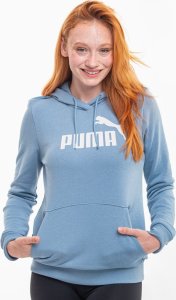 Puma Bluza damska Puma ESS Logo Hoodie niebieska 586797 20 L 1