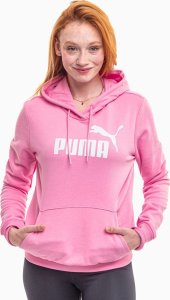 Puma Bluza damska Puma ESS Logo Hoodie różowa 586797 30 L 1