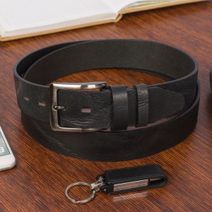 Beltimore Pasek męski skórzany premium szeroki 4 cm skóra licowa Beltimore czarny E36 2