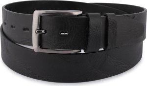 Beltimore Pasek męski skórzany premium szeroki 4 cm skóra licowa Beltimore czarny E36 5