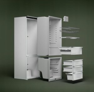 Lodówka AEG-Electrolux AEG NSC8M191DS Lodówka MultiSpace CustomFlex 188,4 cm  925 956 012 12