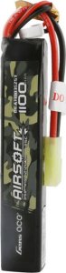 Gens Ace Akumulator Gens ace 25C 1100mAh 3S1P 11.1V Airsoft Gun Lipo z konektorem mini Tamiya Plug 1