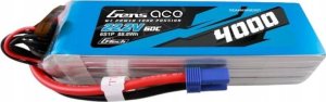 Gens Ace Akumulator Gens ace G-Tech 4000mAh 22.2V 60C 6S1P Lipo z konektorem EC5 Plug 1