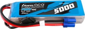 Gens Ace Akumulator Gens ace G-Tech 5000mAh 14.8V 45C 4S1P Heli Lipo z konektorem EC5 Plug 1