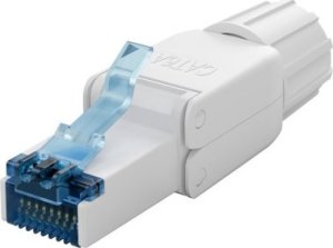 Goobay CAT 6A złącze RJ45 do montażu bez użycia narzędzi, niekranowane UTP 1