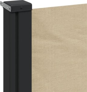 vidaXL vidaXL Zwijana markiza boczna, beżowa, 120x500 cm 6