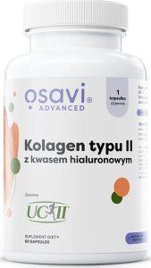 Osavi Osavi - Kolagen Typu II z Kwasem Hialuronowym, 60 kapsułek 1