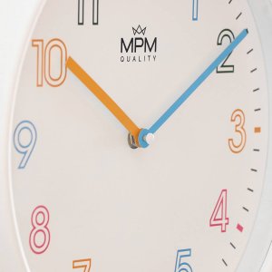 MPM Zegar ścienny MPM E01.4432.00 30 cm czytelny cichy 4