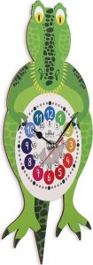 MPM Zegar ścienny dziecięcy krokodyl MPM E05.4468.C 20 x 55 cm 4