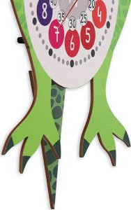 MPM Zegar ścienny dziecięcy krokodyl MPM E05.4468.C 20 x 55 cm 6