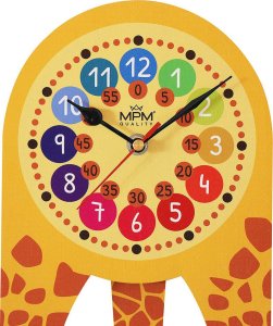 MPM Zegar ścienny dziecięcy żyrafa MPM E05.4468.D 21 x 55 cm 2