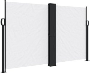 vidaXL vidaXL Zwijana markiza boczna, biała, 140x600 cm 2
