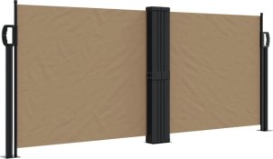 vidaXL vidaXL Zwijana markiza boczna, taupe, 100x600 cm 2