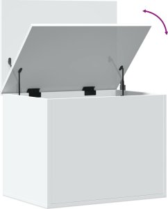 vidaXL vidaXL Skrzynia, biała, 60x42x46 cm, materiał drewnopochodny 8