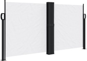 vidaXL vidaXL Zwijana markiza boczna, biała, 120x600 cm 2
