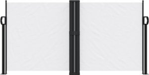 vidaXL vidaXL Zwijana markiza boczna, biała, 120x600 cm 3